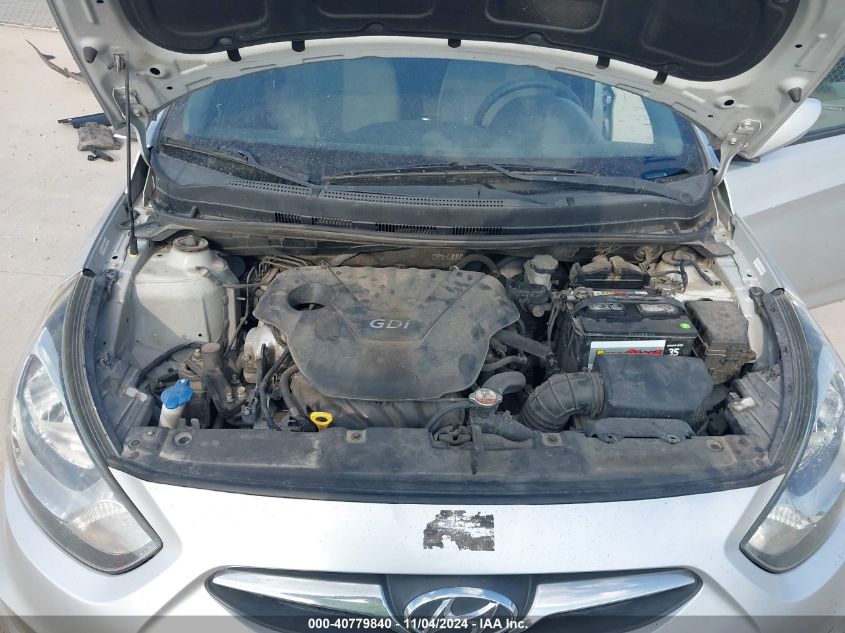 2013 Hyundai Accent Gls VIN: KMHCU4AEXDU289241 Lot: 40779840