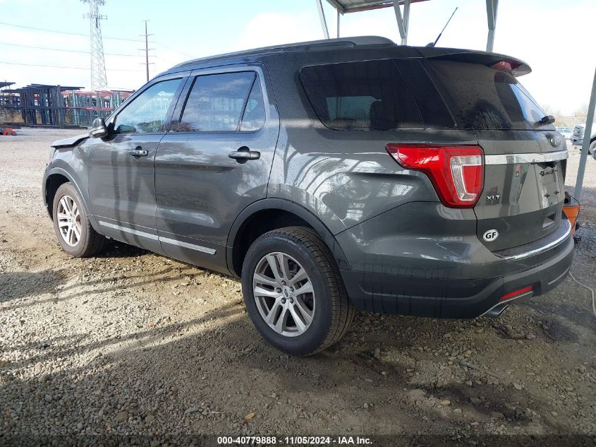 VIN 1FM5K8D8XJGA62458 2018 Ford Explorer, Xlt no.3