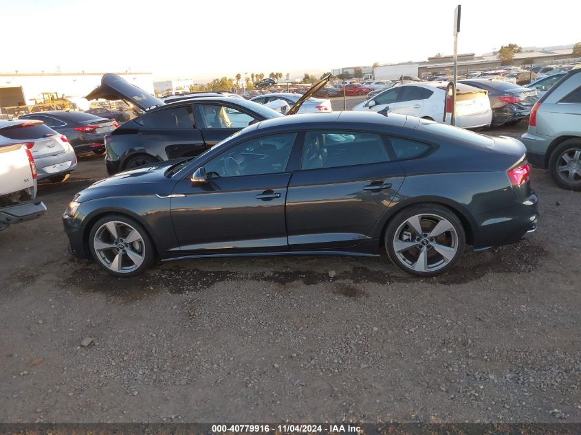 2020 Audi A5 Sportback Premium Plus 45 Tfsi Quattro S Tronic VIN: WAUCNCF53LA012707 Lot: 40779916