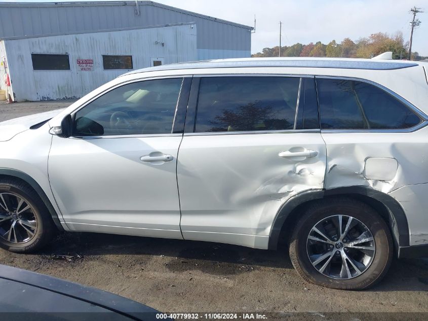 VIN 5TDKKRFH0GS131859 2016 Toyota Highlander, Xle V6 no.14