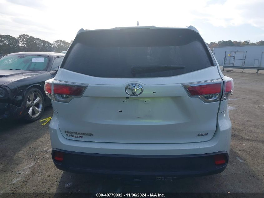 VIN 5TDKKRFH0GS131859 2016 Toyota Highlander, Xle V6 no.16