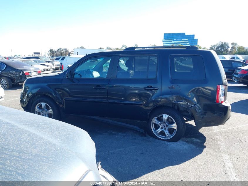 2013 Honda Pilot Ex-L VIN: 5FNYF3H76DB021334 Lot: 40779971