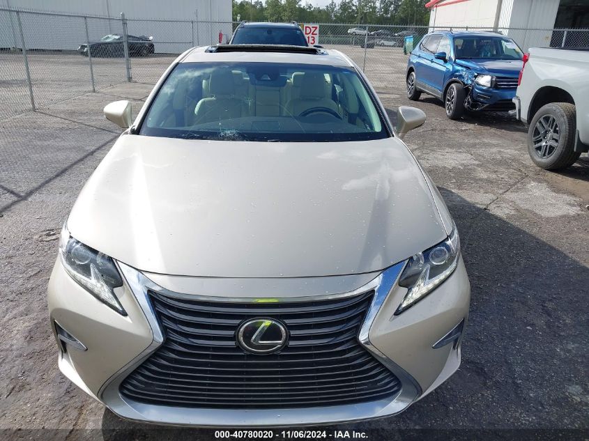 2018 Lexus Es 350 VIN: 58ABK1GG3JU092134 Lot: 40780020