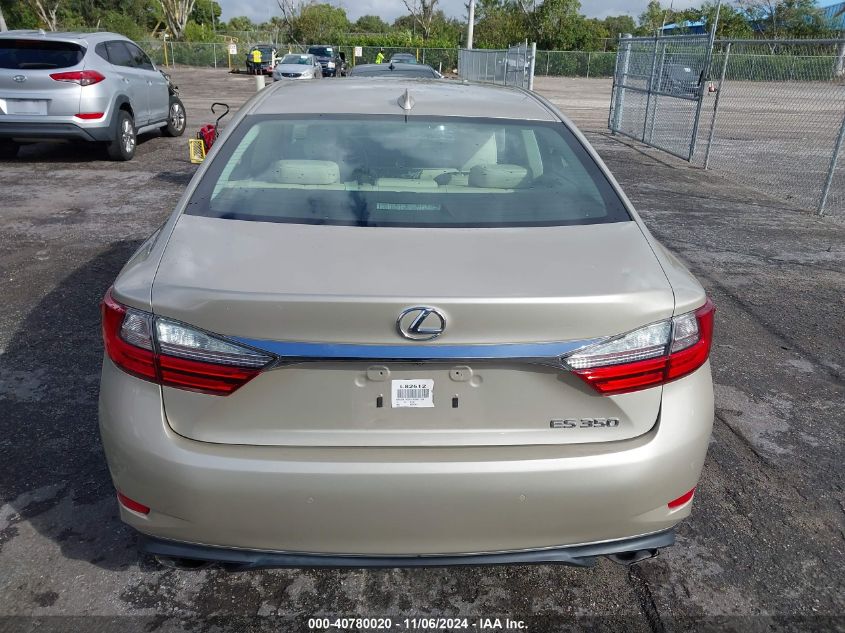 2018 Lexus Es 350 VIN: 58ABK1GG3JU092134 Lot: 40780020