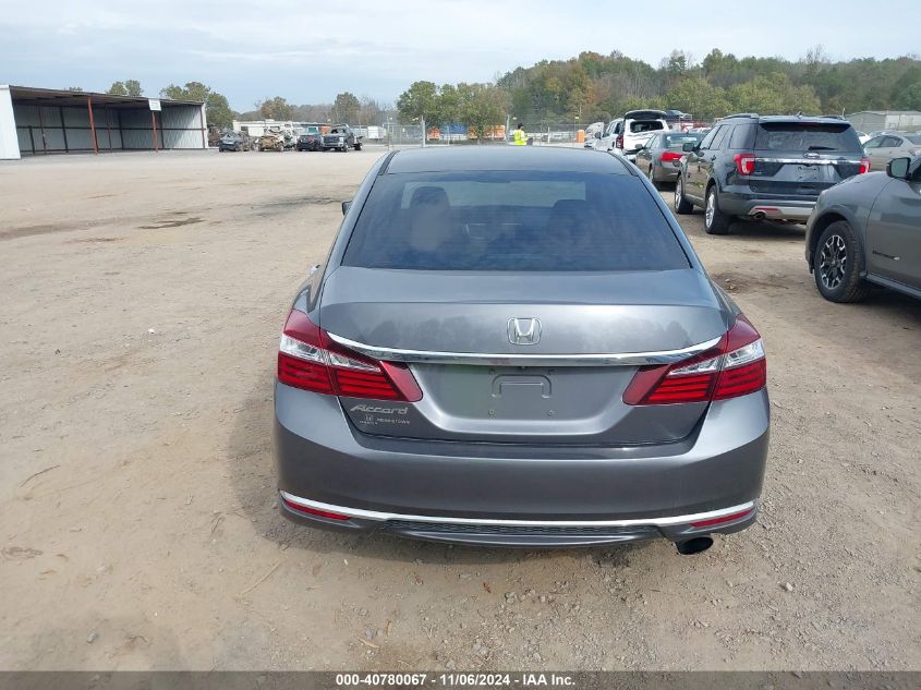 2016 Honda Accord Lx VIN: 1HGCR2F32GA203574 Lot: 40780067