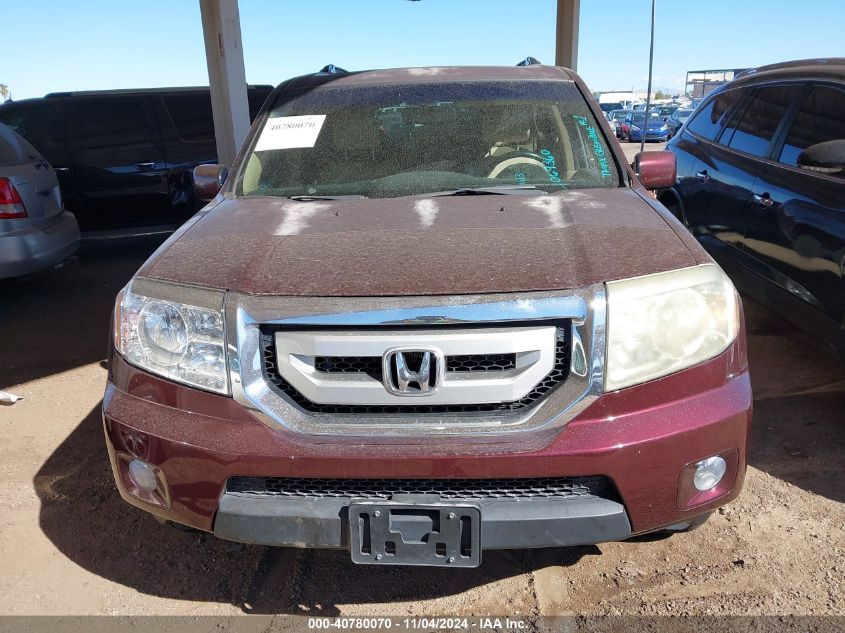 2011 Honda Pilot Ex-L VIN: 5FNYF4H53BB069360 Lot: 40780070