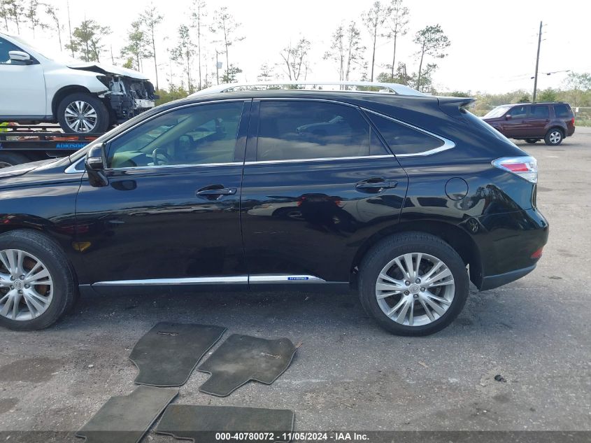 2011 Lexus Rx 450H VIN: JTJBC1BA5B2043779 Lot: 40780072