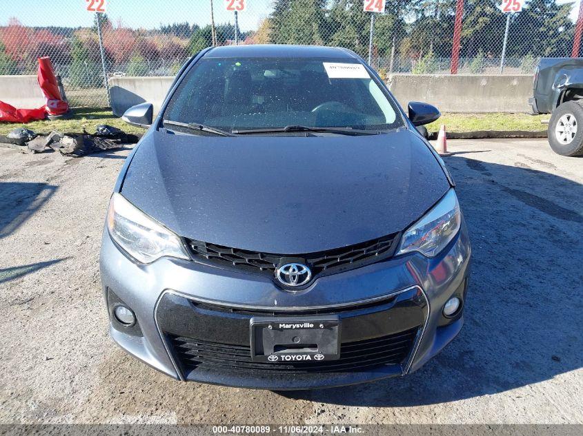 2014 Toyota Corolla S Plus VIN: 2T1BURHE5EC101856 Lot: 40780089