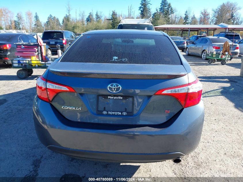 2014 Toyota Corolla S Plus VIN: 2T1BURHE5EC101856 Lot: 40780089