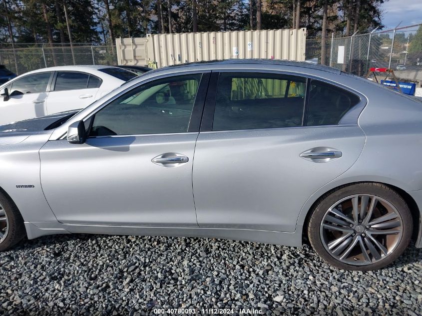 2014 Infiniti Q50 Hybrid Sport VIN: JN1AV7AR8EM702467 Lot: 40780093