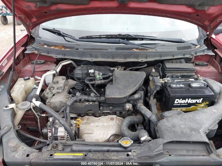 2008 Nissan Rogue Sl VIN: JN8AS58VX8W119103 Lot: 40780104