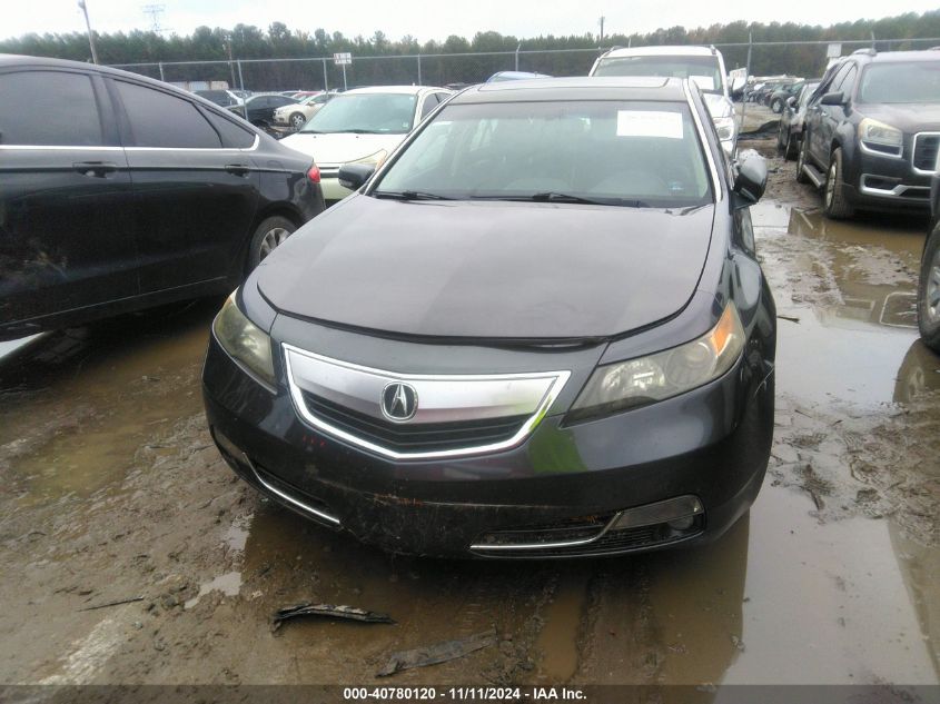 2012 Acura Tl Advance Auto VIN: 19UUA8F73CA020745 Lot: 40780120