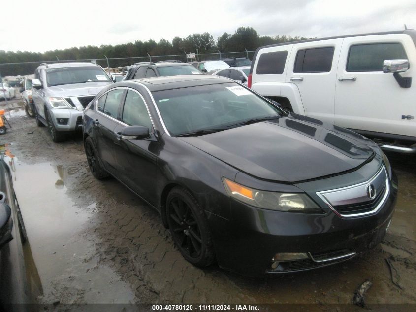 2012 Acura Tl Advance Auto VIN: 19UUA8F73CA020745 Lot: 40780120