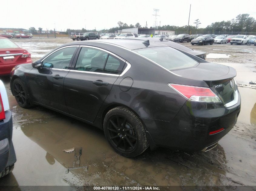 2012 Acura Tl Advance Auto VIN: 19UUA8F73CA020745 Lot: 40780120