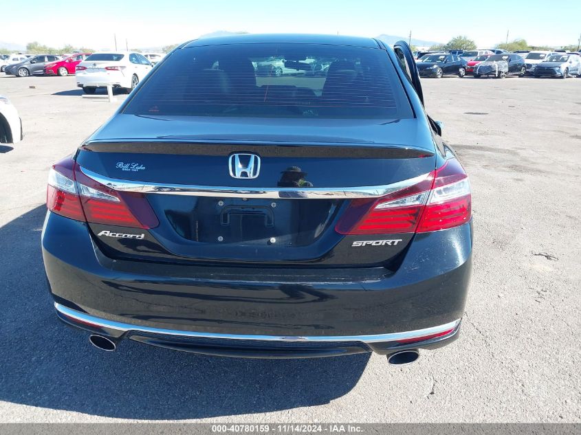 2016 Honda Accord Sport VIN: 1HGCR2F55GA163735 Lot: 40780159