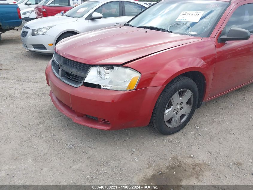 2010 Dodge Avenger Sxt VIN: 1B3CC4FBXAN168836 Lot: 40780221