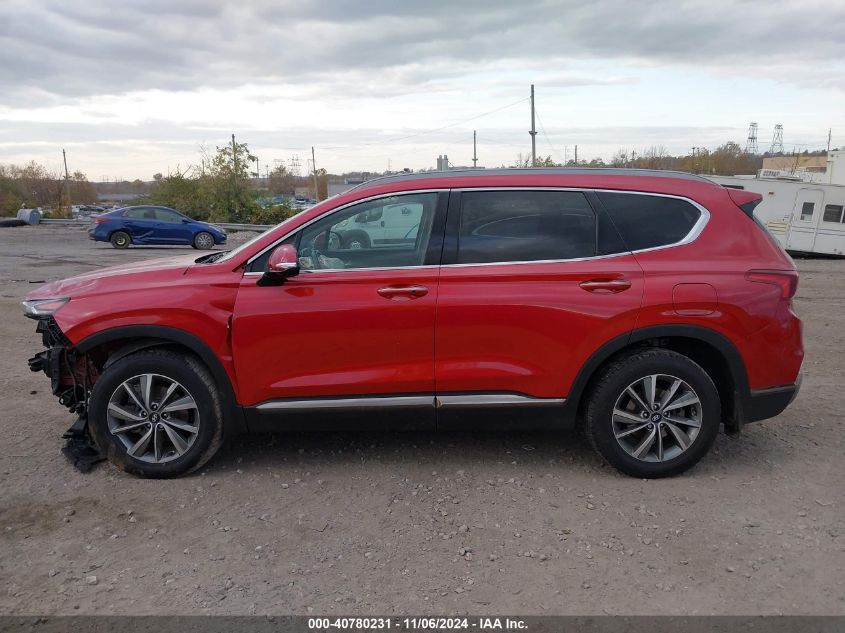 2020 Hyundai Santa Fe Limited VIN: 5NMS5CAD5LH166578 Lot: 40780231