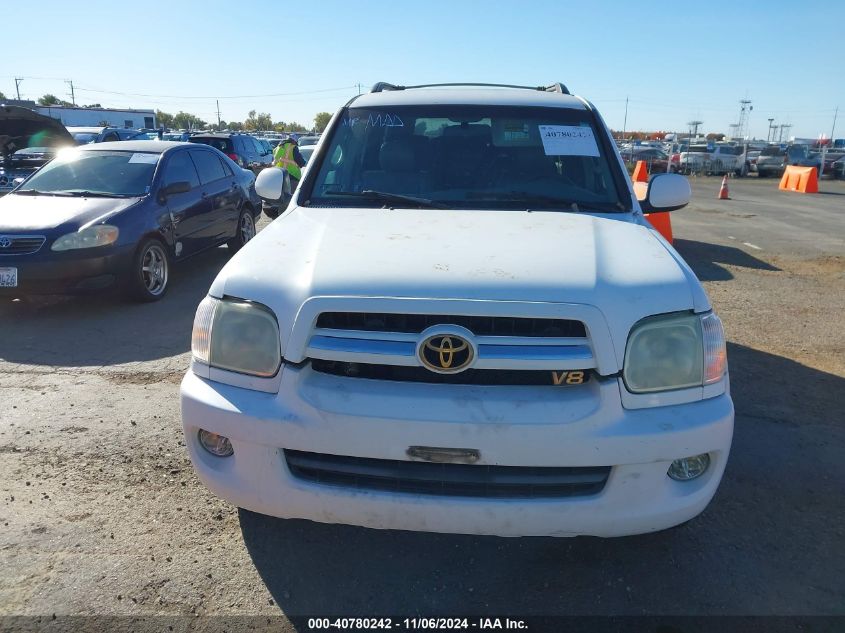 2006 Toyota Sequoia Sr5 V8 VIN: 5TDZT34A56S266848 Lot: 40780242