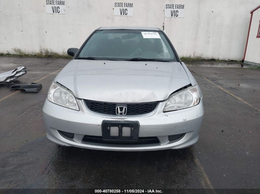 2005 Honda Civic Vp VIN: 1HGEM211X5L077866 Lot: 40780258