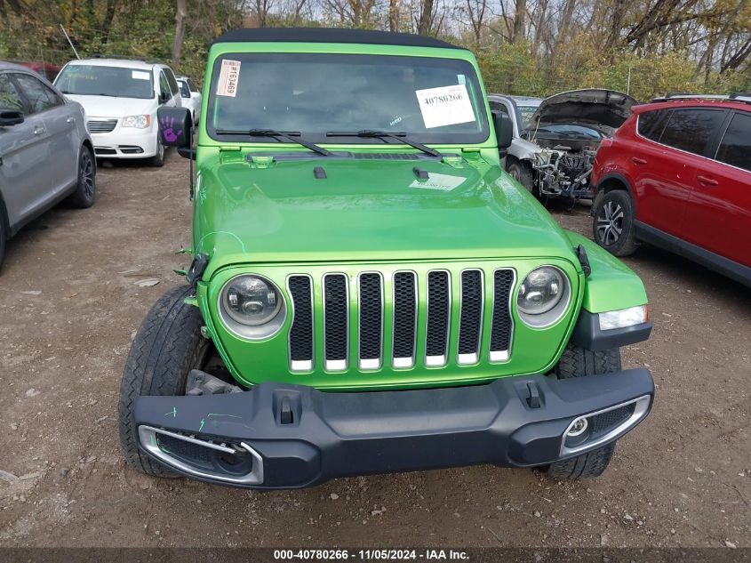 2018 Jeep Wrangler Unlimited Sahara 4X4 VIN: 1C4HJXEG9JW321693 Lot: 40780266