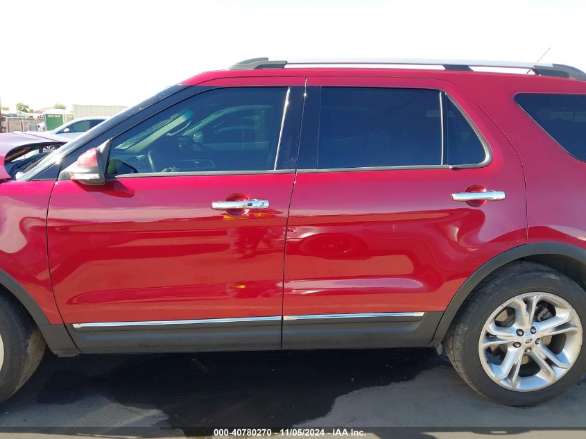 2015 Ford Explorer Limited VIN: 1FM5K7F89FGB25449 Lot: 40780270