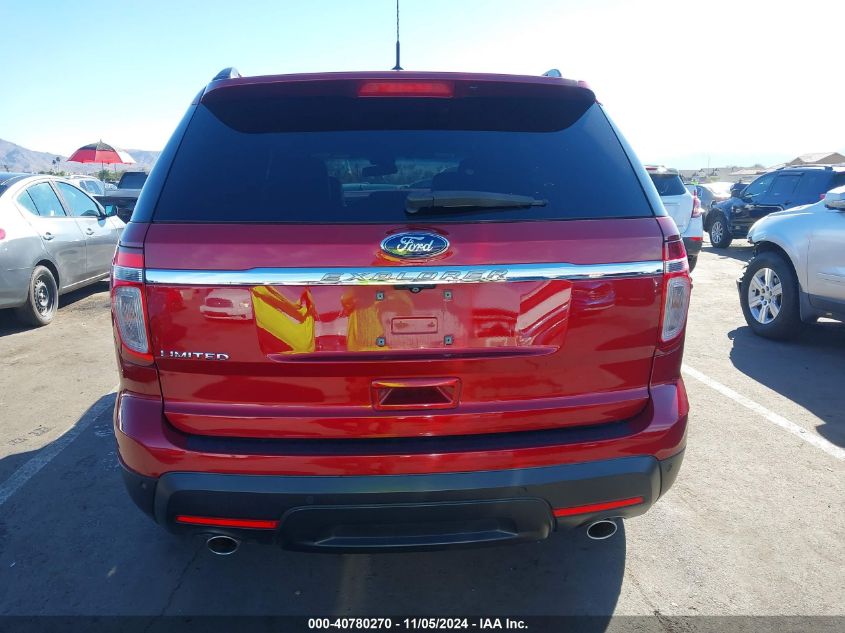 2015 Ford Explorer Limited VIN: 1FM5K7F89FGB25449 Lot: 40780270