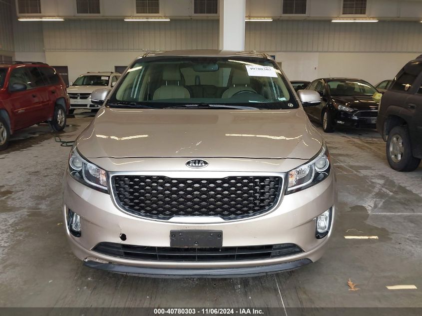 2015 Kia Sedona Ex VIN: KNDMC5C18F6050726 Lot: 40780303