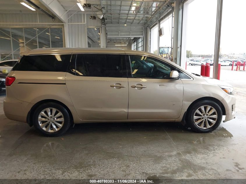 2015 Kia Sedona Ex VIN: KNDMC5C18F6050726 Lot: 40780303