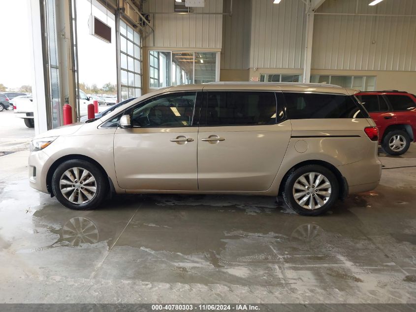 2015 Kia Sedona Ex VIN: KNDMC5C18F6050726 Lot: 40780303