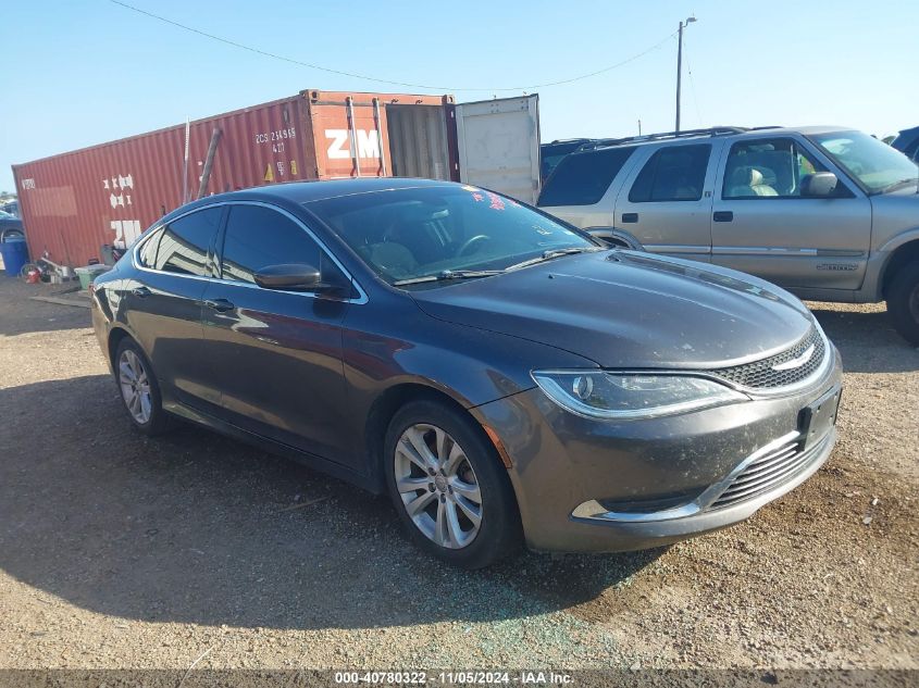 2016 Chrysler 200 Limited VIN: 1C3CCCAB0GN104348 Lot: 40780322