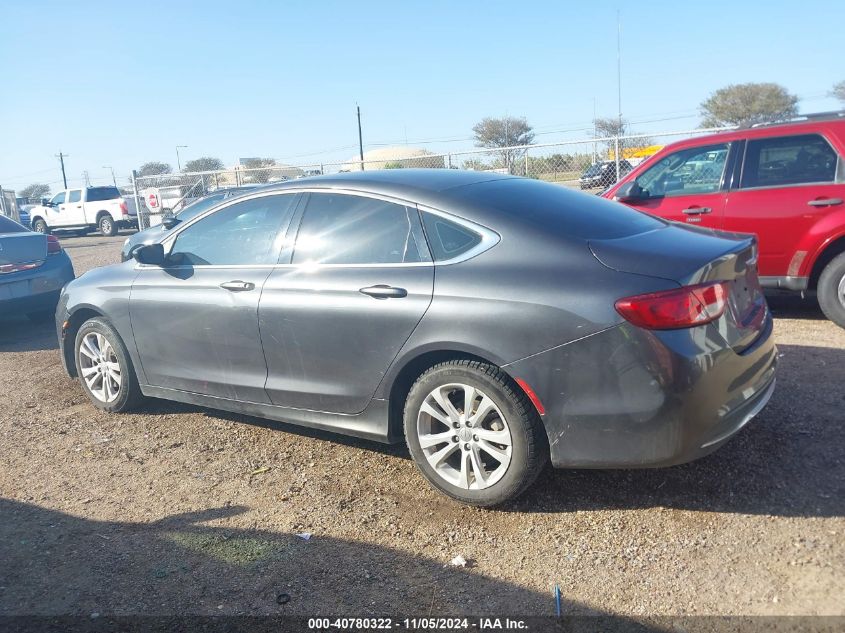 2016 Chrysler 200 Limited VIN: 1C3CCCAB0GN104348 Lot: 40780322