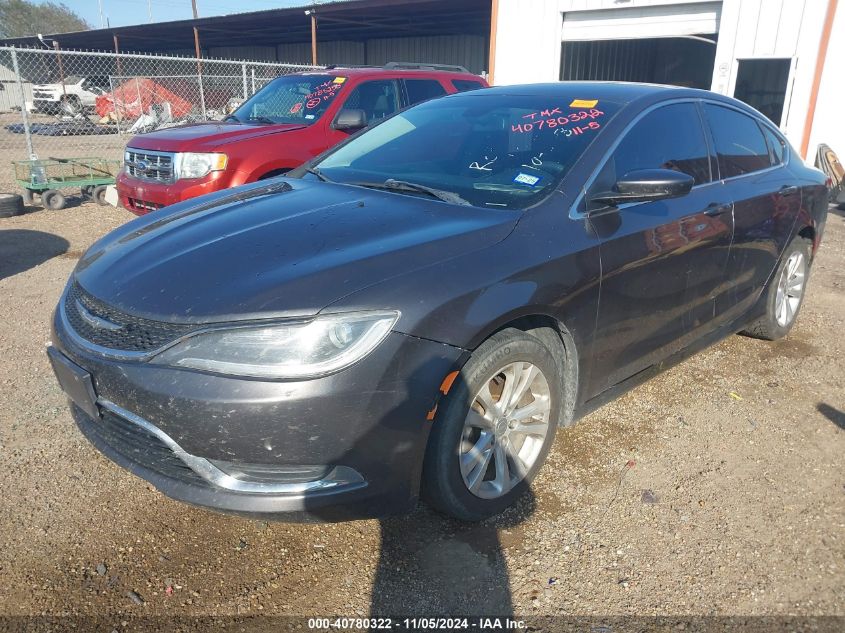 2016 Chrysler 200 Limited VIN: 1C3CCCAB0GN104348 Lot: 40780322