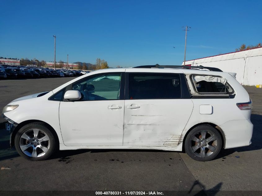 2011 Toyota Sienna Sport VIN: 5TDXK3DCXBS039967 Lot: 40780331