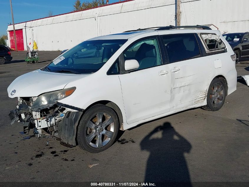 2011 Toyota Sienna Sport VIN: 5TDXK3DCXBS039967 Lot: 40780331