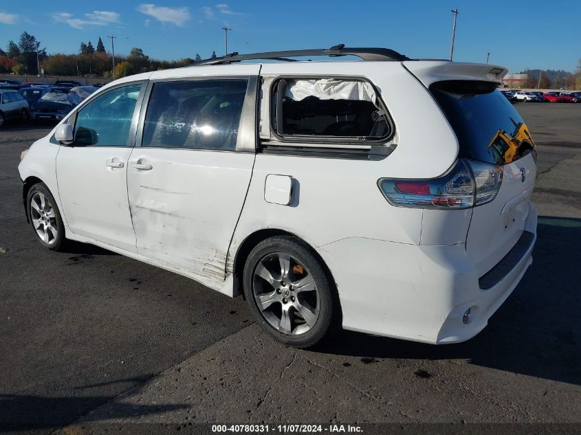 2011 Toyota Sienna Sport VIN: 5TDXK3DCXBS039967 Lot: 40780331