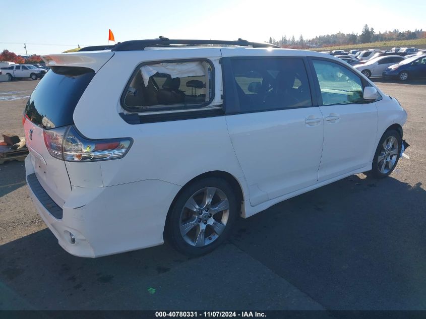 2011 Toyota Sienna Sport VIN: 5TDXK3DCXBS039967 Lot: 40780331