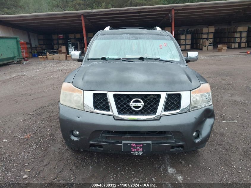 2010 Nissan Armada Titanium VIN: 5N1BA0ND5AN600563 Lot: 40780332