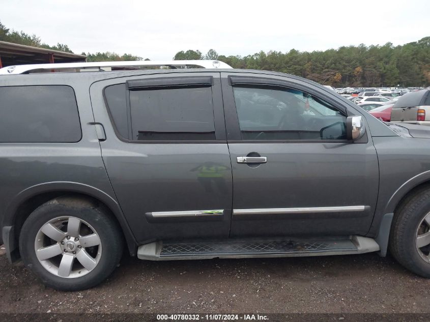 2010 Nissan Armada Titanium VIN: 5N1BA0ND5AN600563 Lot: 40780332