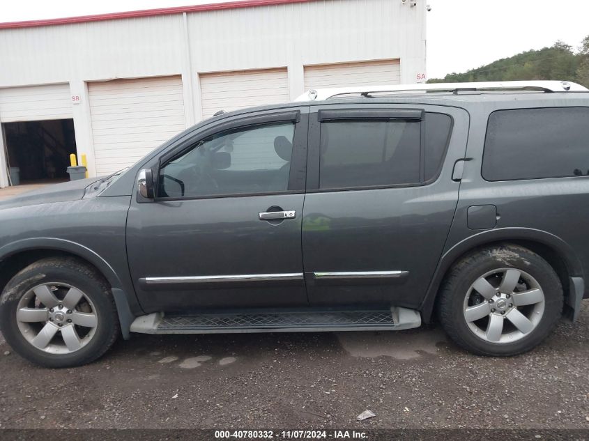 2010 Nissan Armada Titanium VIN: 5N1BA0ND5AN600563 Lot: 40780332