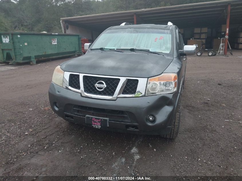 2010 Nissan Armada Titanium VIN: 5N1BA0ND5AN600563 Lot: 40780332