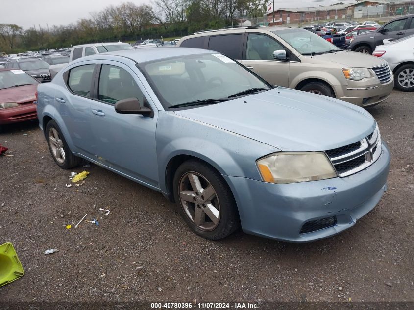 2013 DODGE AVENGER