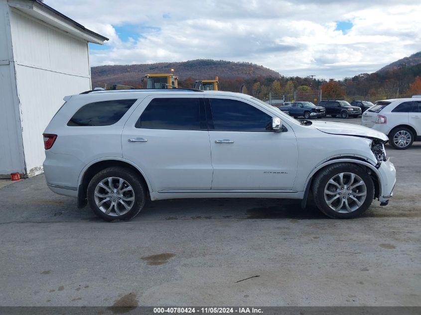 2018 Dodge Durango Citadel Awd VIN: 1C4RDJEG8JC345915 Lot: 40780424