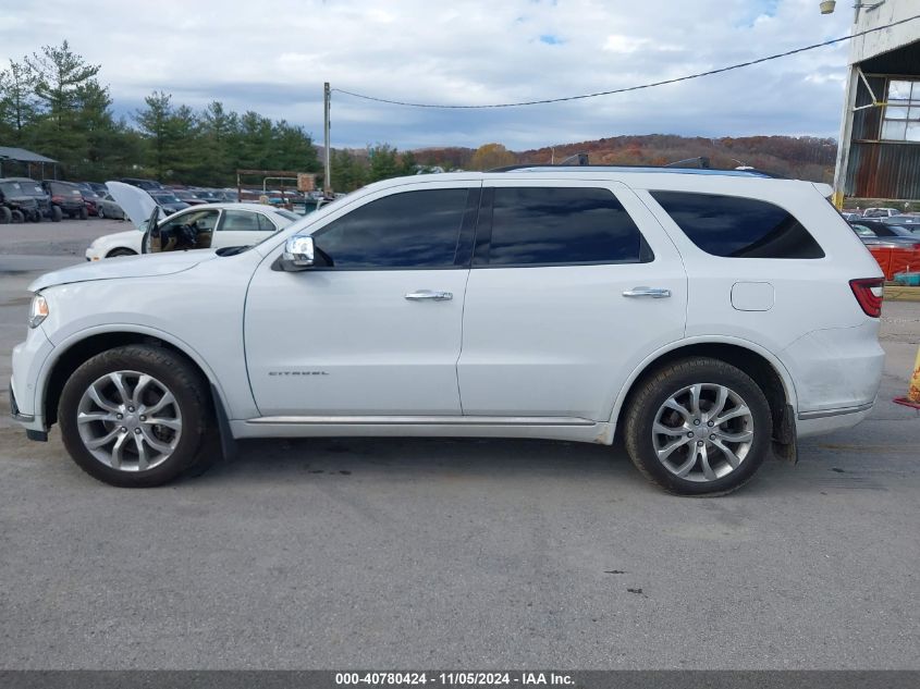 2018 Dodge Durango Citadel Awd VIN: 1C4RDJEG8JC345915 Lot: 40780424