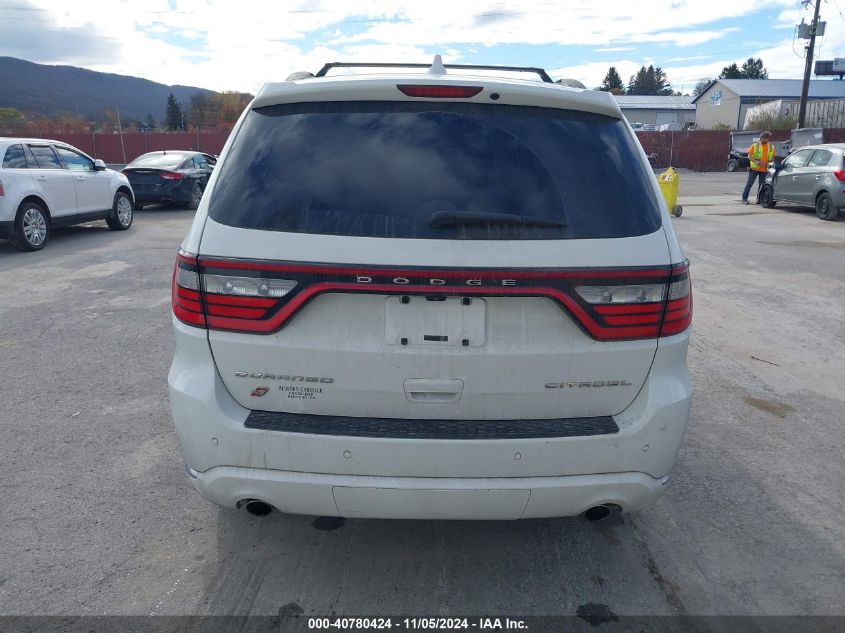 2018 Dodge Durango Citadel Awd VIN: 1C4RDJEG8JC345915 Lot: 40780424