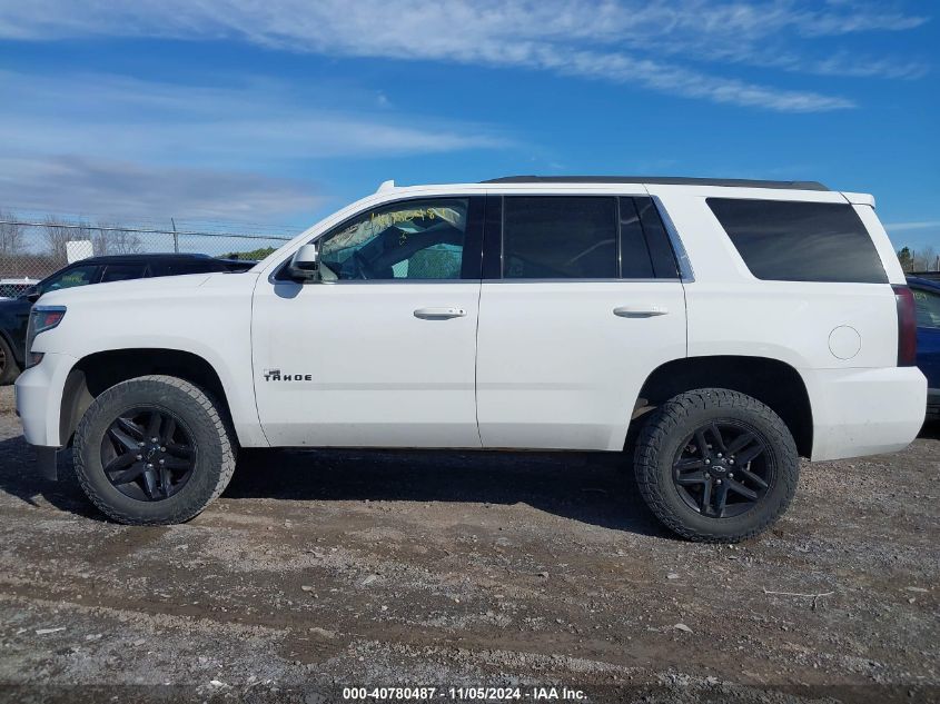 2016 Chevrolet Tahoe Lt VIN: 1GNSKBKCXGR325533 Lot: 40780487