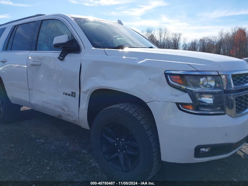 2016 Chevrolet Tahoe Lt VIN: 1GNSKBKCXGR325533 Lot: 40780487