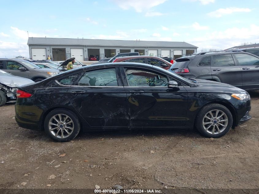 2017 Ford Fusion Se VIN: 3FA6P0H70HR151235 Lot: 40780522