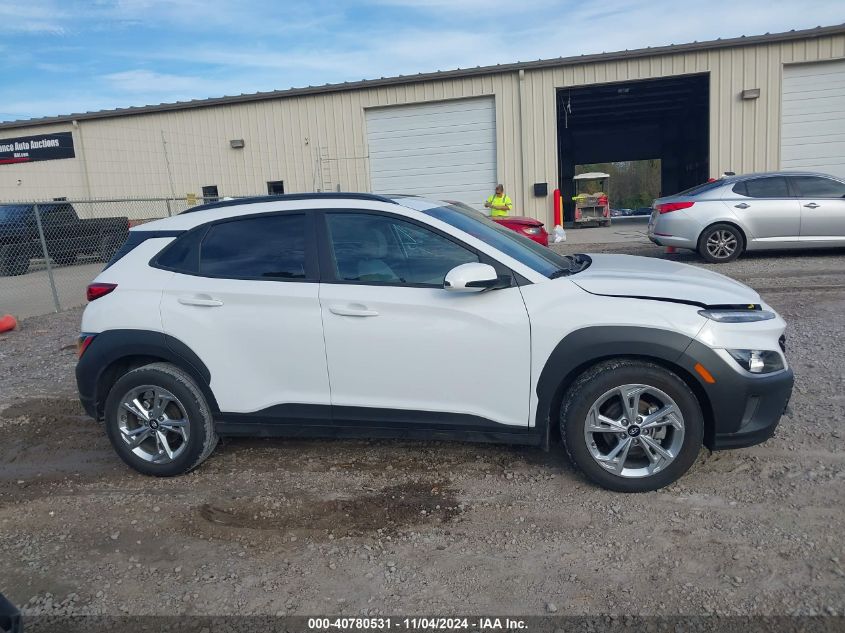 2022 Hyundai Kona Sel VIN: KM8K32AB6NU914714 Lot: 40780531