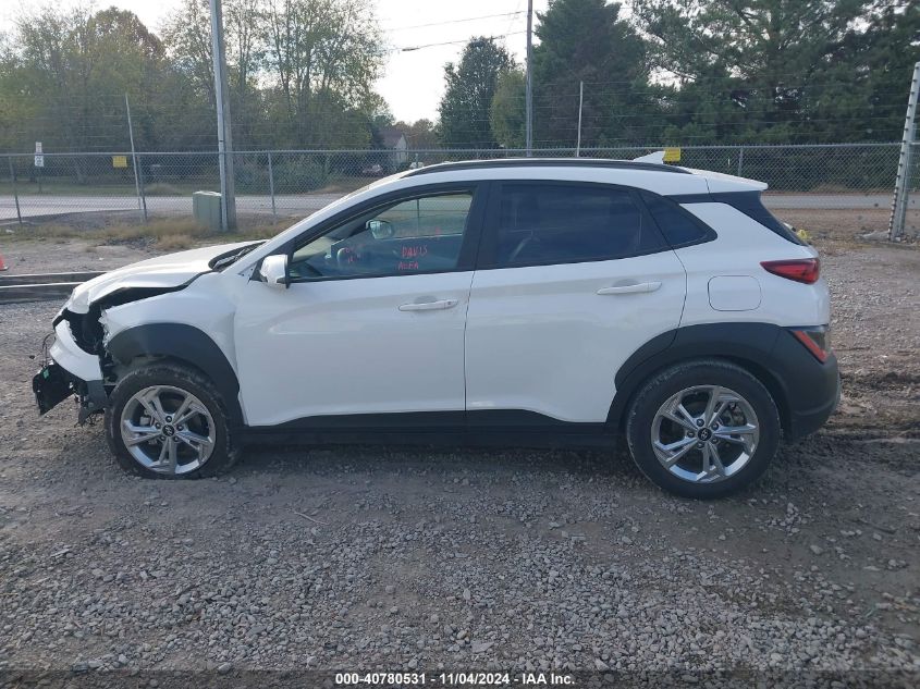 2022 Hyundai Kona Sel VIN: KM8K32AB6NU914714 Lot: 40780531