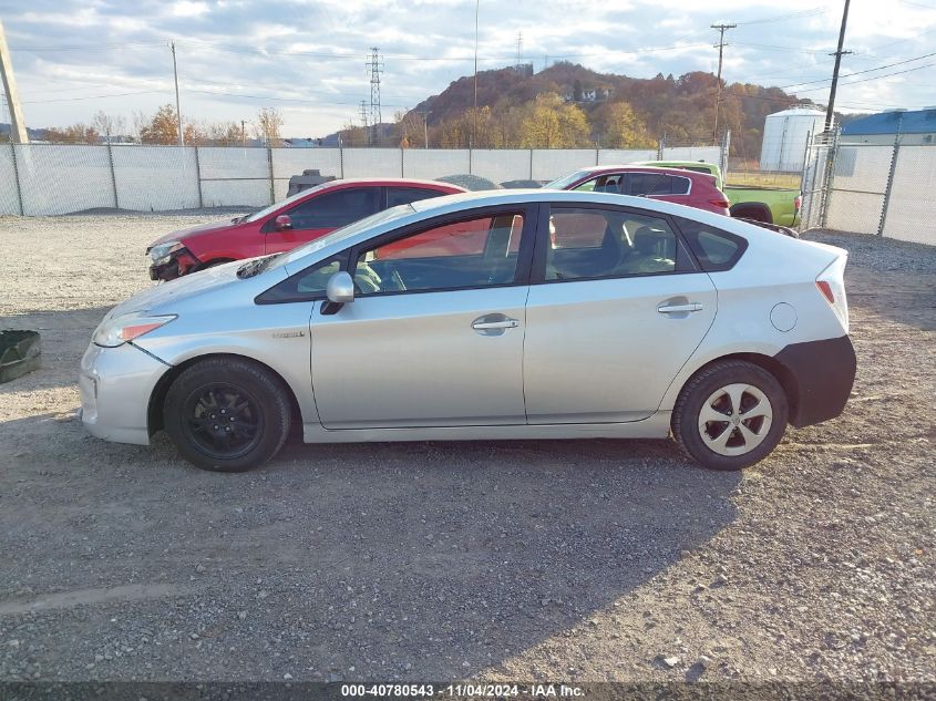 2014 Toyota Prius Two VIN: JTDKN3DU4E0374899 Lot: 40780543